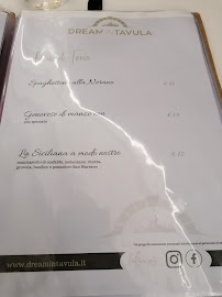 Restaurant Dream in Tavula à Sant'Eustachio (la carte)