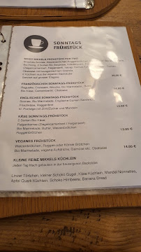 Menu / carte de Café Mikkels à Hamburg