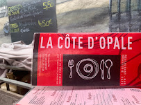 la côte d'Opale à Le Crotoy menu