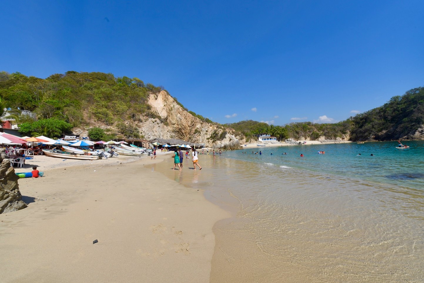 Zdjęcie Playa Pichilinguillo z przestronna zatoka