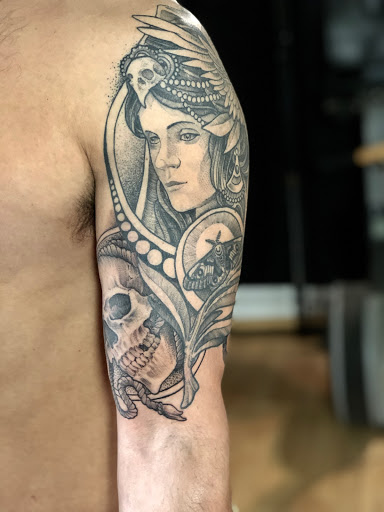 Explore tattoo ideas for son's name, creative tattoo ideas in Orange, available at North Quabbin Tattoo