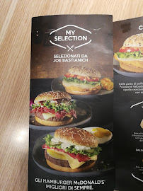 McDonald's à Rome menu