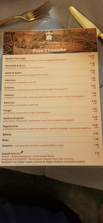 Pizzeria Pizzeria Al Telefono à Valrovina (la carte)