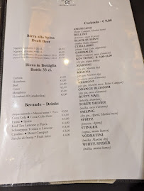 Menu / carte de Enoteca e Taverna Capranica à Rome