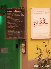 Restaurant végétalien Gintilla Vegan Restaurant à Cagliari (le menu)