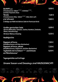 Menu / carte de Schwarzi's Pizza à Wieseth