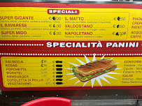 Menu / carte de Paninoteca Mimo à Turin