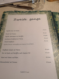 Baita Resch à Cortina d'Ampezzo menu