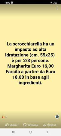 Carte du Pizzeria Il Girasole à Brembate di Sopra