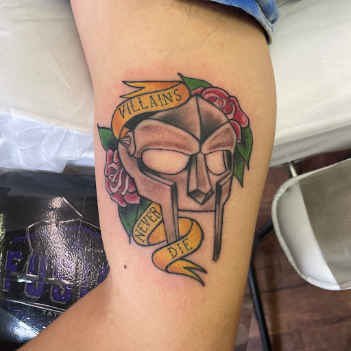 Explore mountain range tattoo ideas, creative tattoo ideas in Rogers, available at Ink Solutions Tattoo