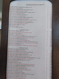 Menu du Desco à Taranto