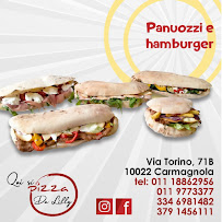 Pizzeria Qui si Pizza da Lilly à Carmagnola (la carte)