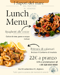 Ristorante i sapori del mare Alghero à Alghero carte