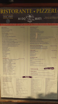 Pizzeria Ristorante Pizzeria Ai Do Mati à Lido (la carte)