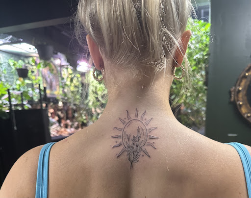 Explore camino de santiago tattoo ideas, creative tattoo ideas in Lancaster, available at Black Altar Collective