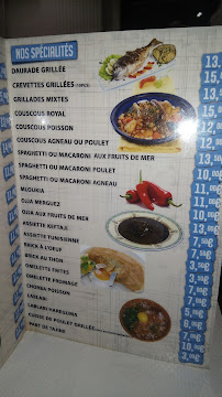 SIDIBOU KB à Le Kremlin-Bicêtre menu