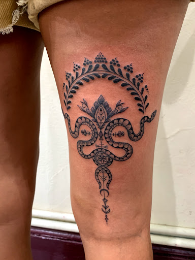 Explore family tattoo ideas, creative tattoo ideas in Asheville, available at Spirit Alchemy Tattoo
