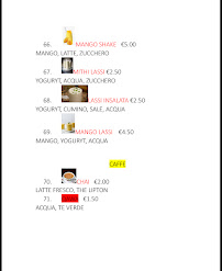 Baao g vicenza Ristorante pak indiano Halal, pak indian restaurant à Vicenza menu