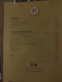 21 Wine Is Food à Cascais menu