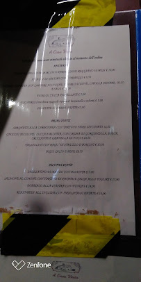 A Casa Vecia à Moniego menu