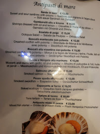 La Patatina San Rocco à Venice menu