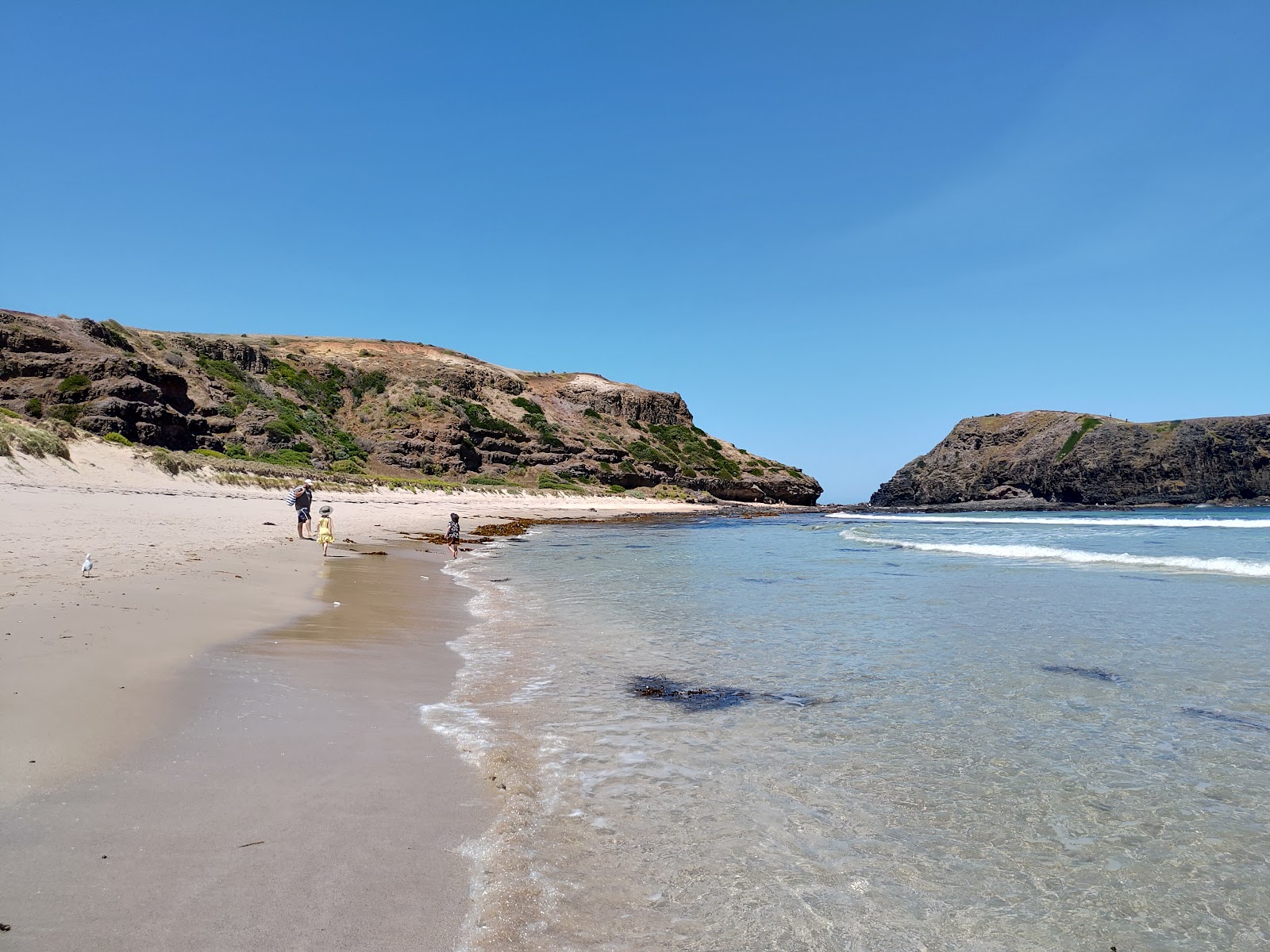 Foto av Bushrangers Bay med beige sand yta