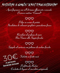 Ristorante Anema e Core sul mare à Terracina menu