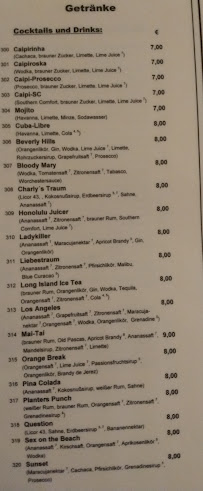 Restaurant Sunset Cafe Bistro Bar à Schrobenhausen (le menu)