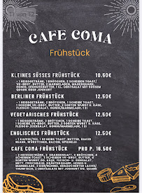 Menu du Café/Bar/Pub Café Coma à Bad Segeberg