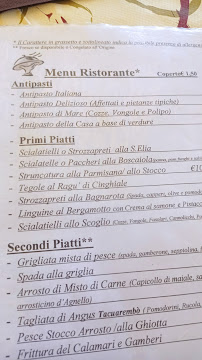 Menu du Ristorante Pizzeria Barone à Palmi