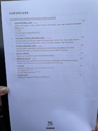 Restaurant asiatique Tanuki Restaurant à Berlin (la carte)