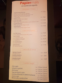 Carte du Pizzeria Papier Maïs à Spresiano