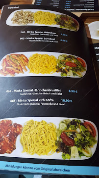 Minka à Frankfurt menu