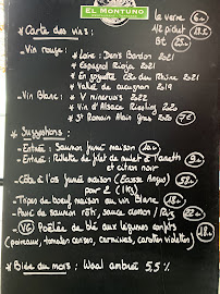 Montuno restaurant à Tourcoing menu