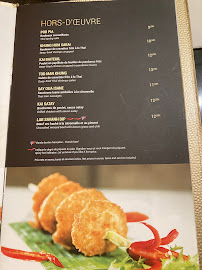 Suan Thaï à Paris menu