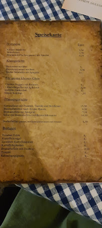 Gaststätte Zur Mühle à Gerbstedt menu