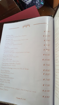 Menu du Ristorante Al Ponte à Cairate