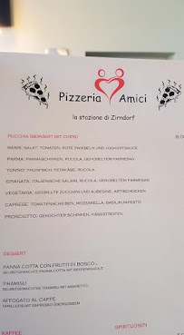 Restaurant italien Pizzeria Amici à Zirndorf (la carte)