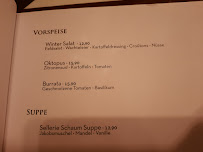Menu / carte de In aller Munde Schlossrestaurant | Hamburg-Bergedorf à Hamburg