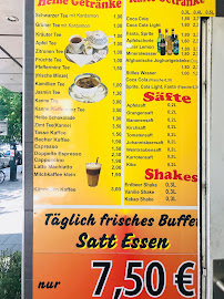 Kabul Restaurant à Hamburg menu
