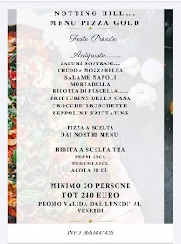 Notting Hill Di A. Cotugno à Sant'Antimo menu