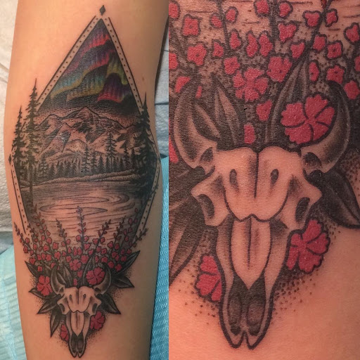 Explore lady and the tramp tattoo ideas, creative tattoo ideas in Whitefish, available at Cutthroat Tattoo