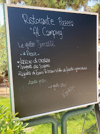 Ristorante Self Service al Camping Pizzeria à Lignano Sabbiadoro menu
