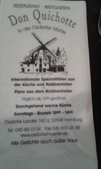 Don Quichotte à Hamburg carte