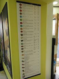 Menu / carte de Fiasconaro à Castelbuono