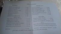 Menu / carte de Ristorante da Ciro di Rosini Gianluca à Colonna