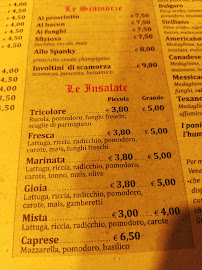 Menu du Idea Soc. Coop. Birreria Spanky à Mole Bisleti