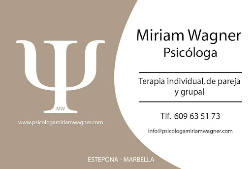 Psicóloga Miriam Wagner en Estepona, Málaga