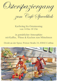 Café - Pension Spreeblick à Cottbus carte