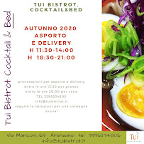 Tui Bistrot, Cocktail & Bed à Arenzano menu